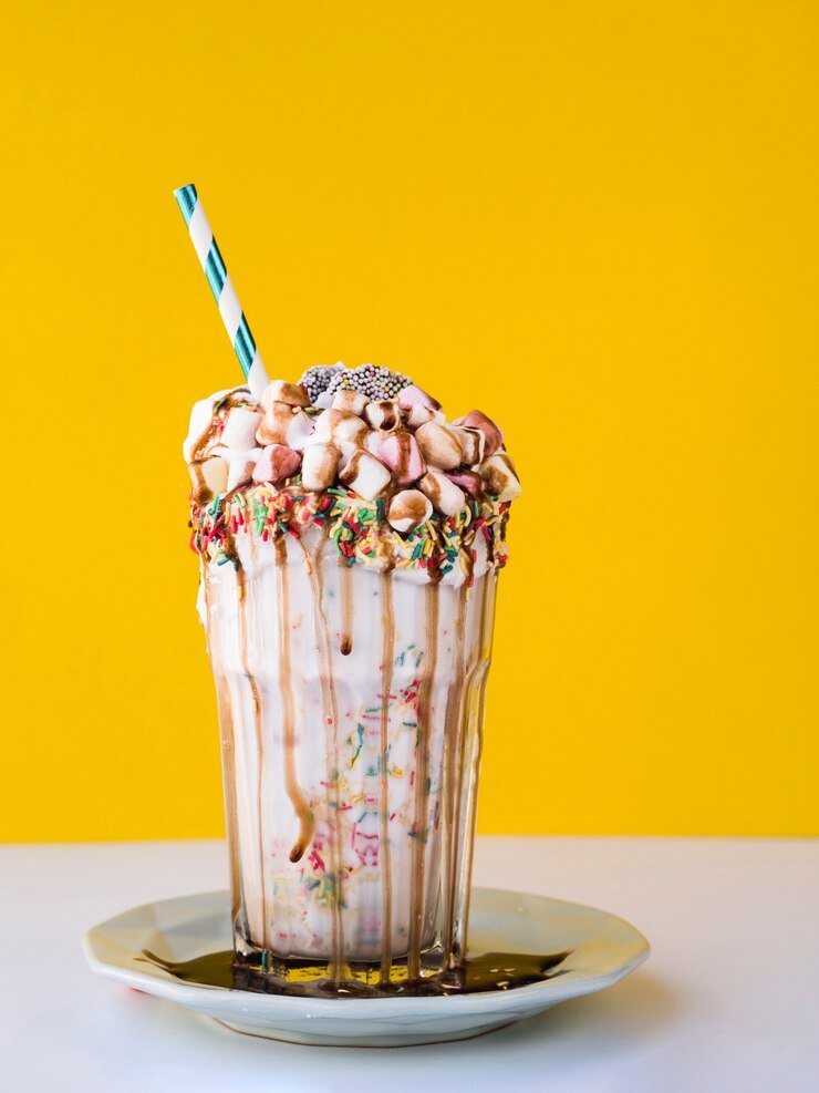 front-view-delicious-milkshake-with-yellow-background_23-2148296082